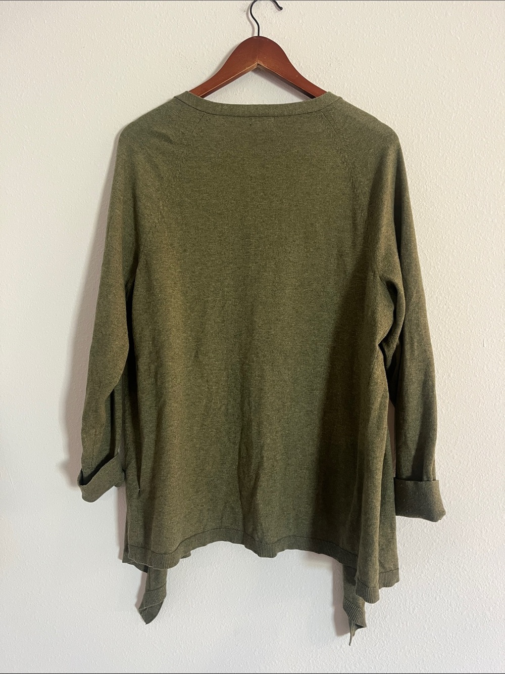 Patagonia Olive Green Open Front Cardigan - Picture 4 of 4